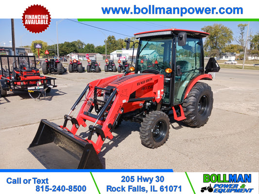 Bad Boy 4035c - 35hp Diesel Cab Tractor w/Loader