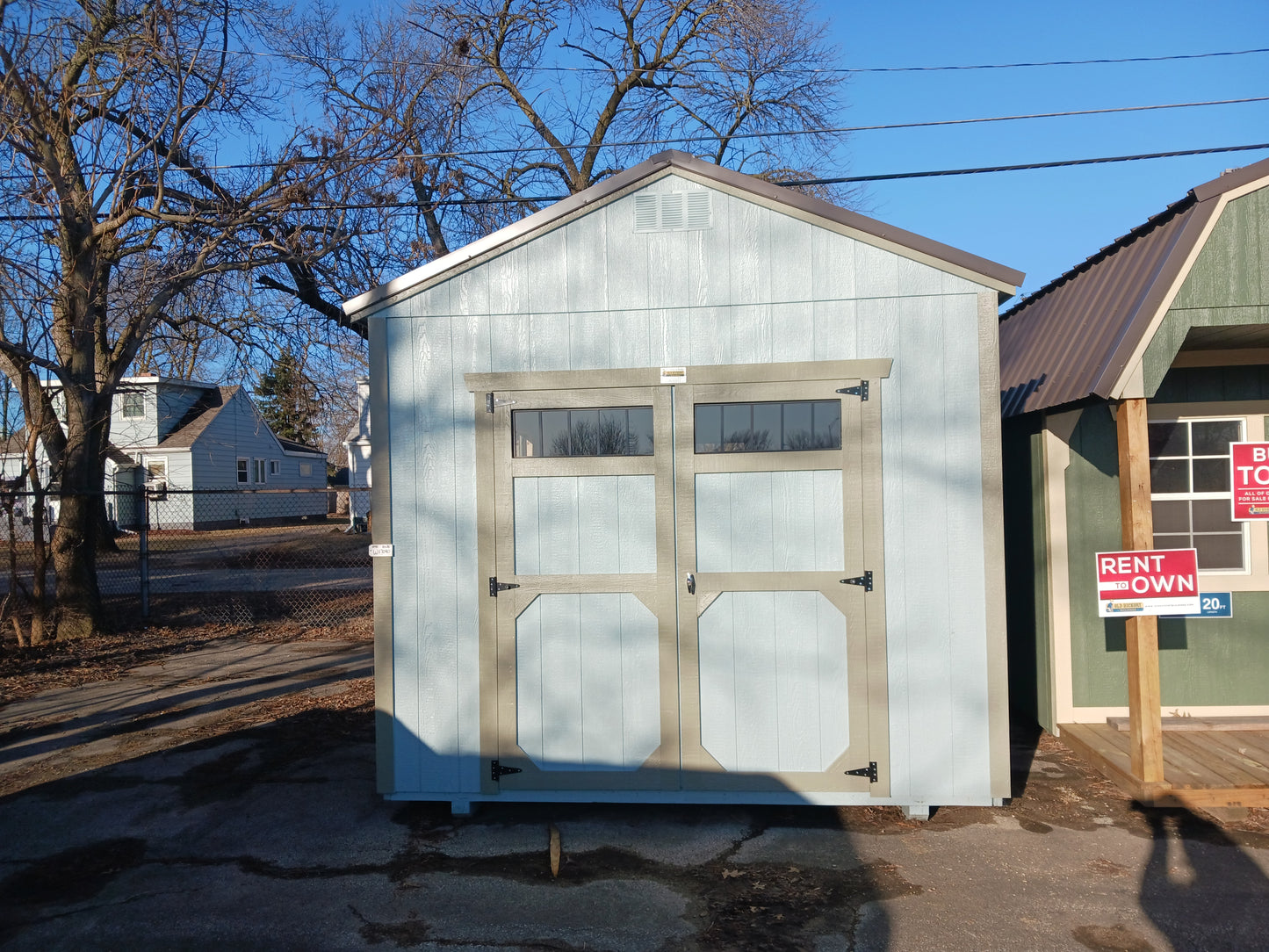 Old Hickory 10x20 Utlity Shed 8ft Walls B34
