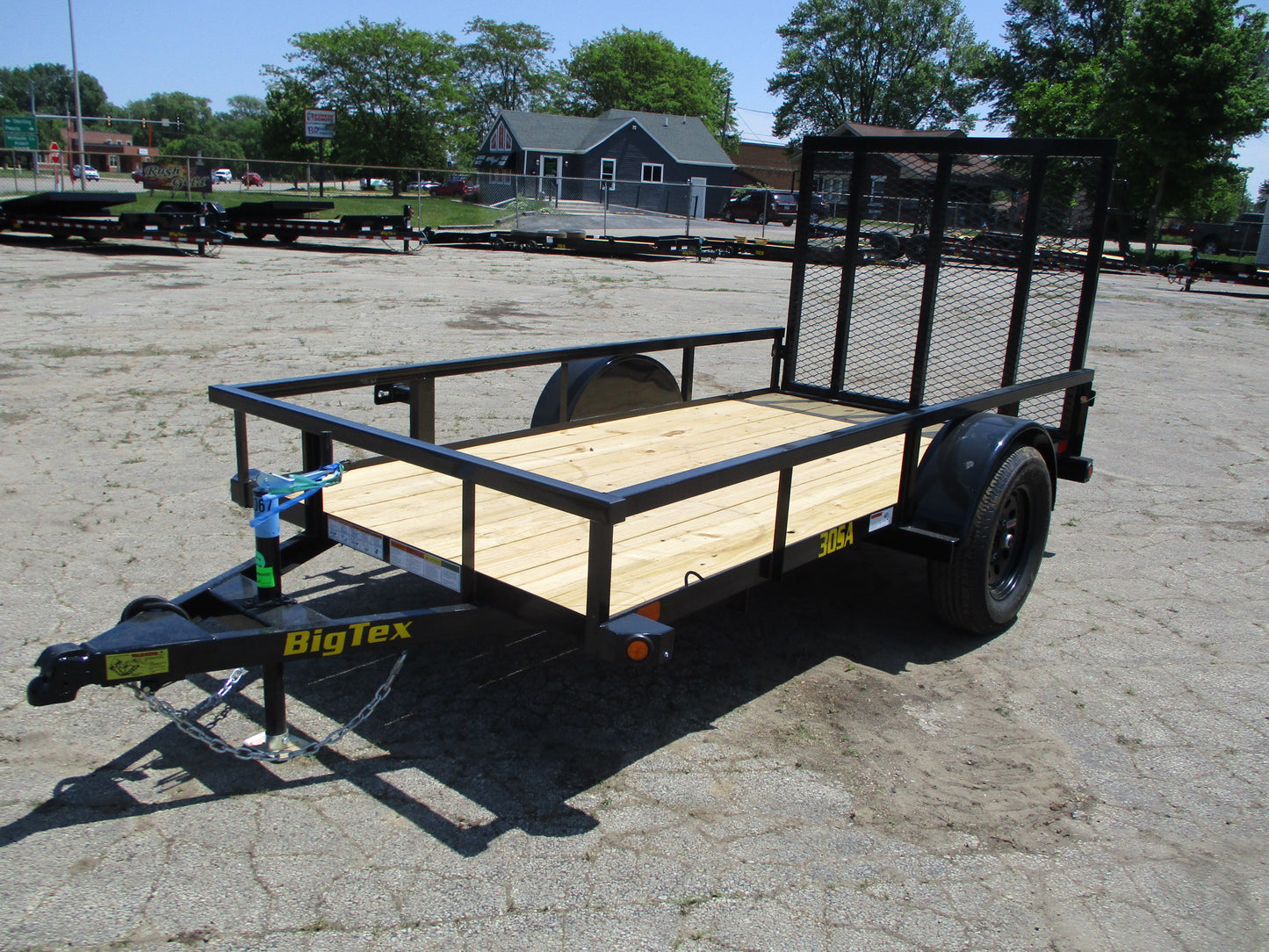 Bad Boy MZ Rambler Zero Turn Package β Big Tex Trailer + 80V Trimmer & Blower