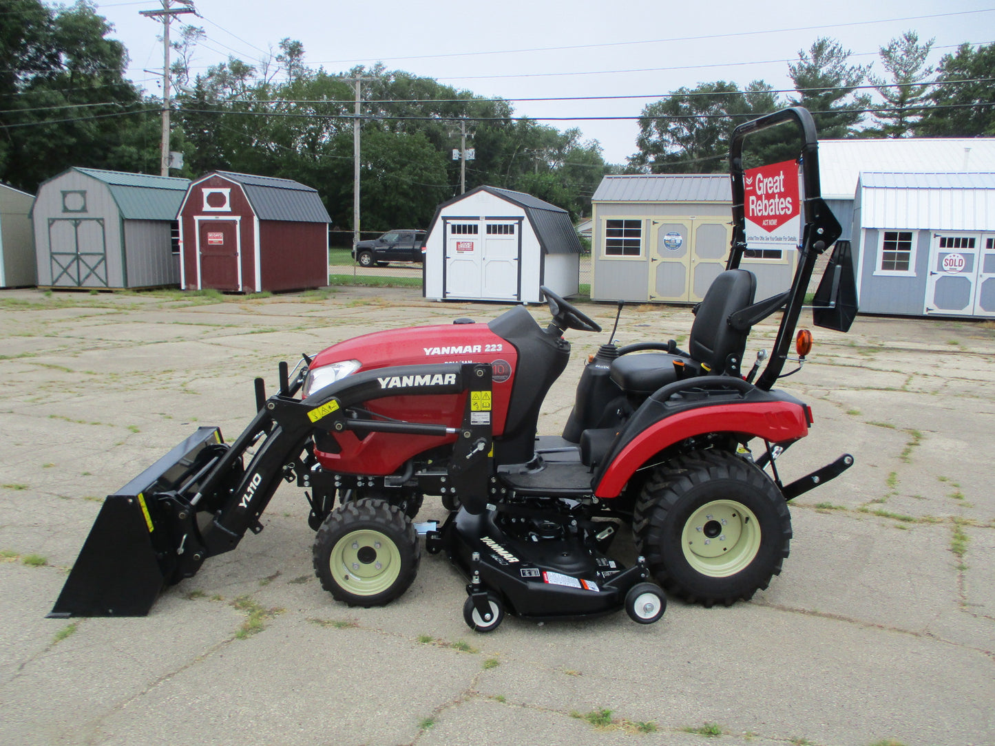 Yanmar SA223 Mower Package