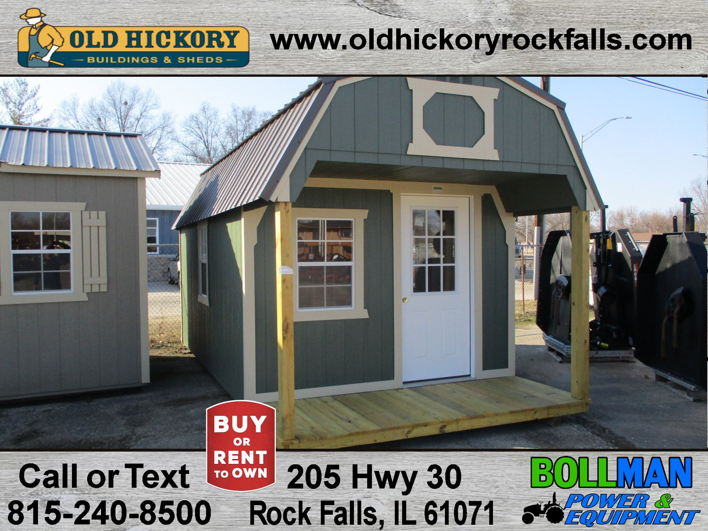 Old Hickory 10x20 Lofted Barn Playhouse B23