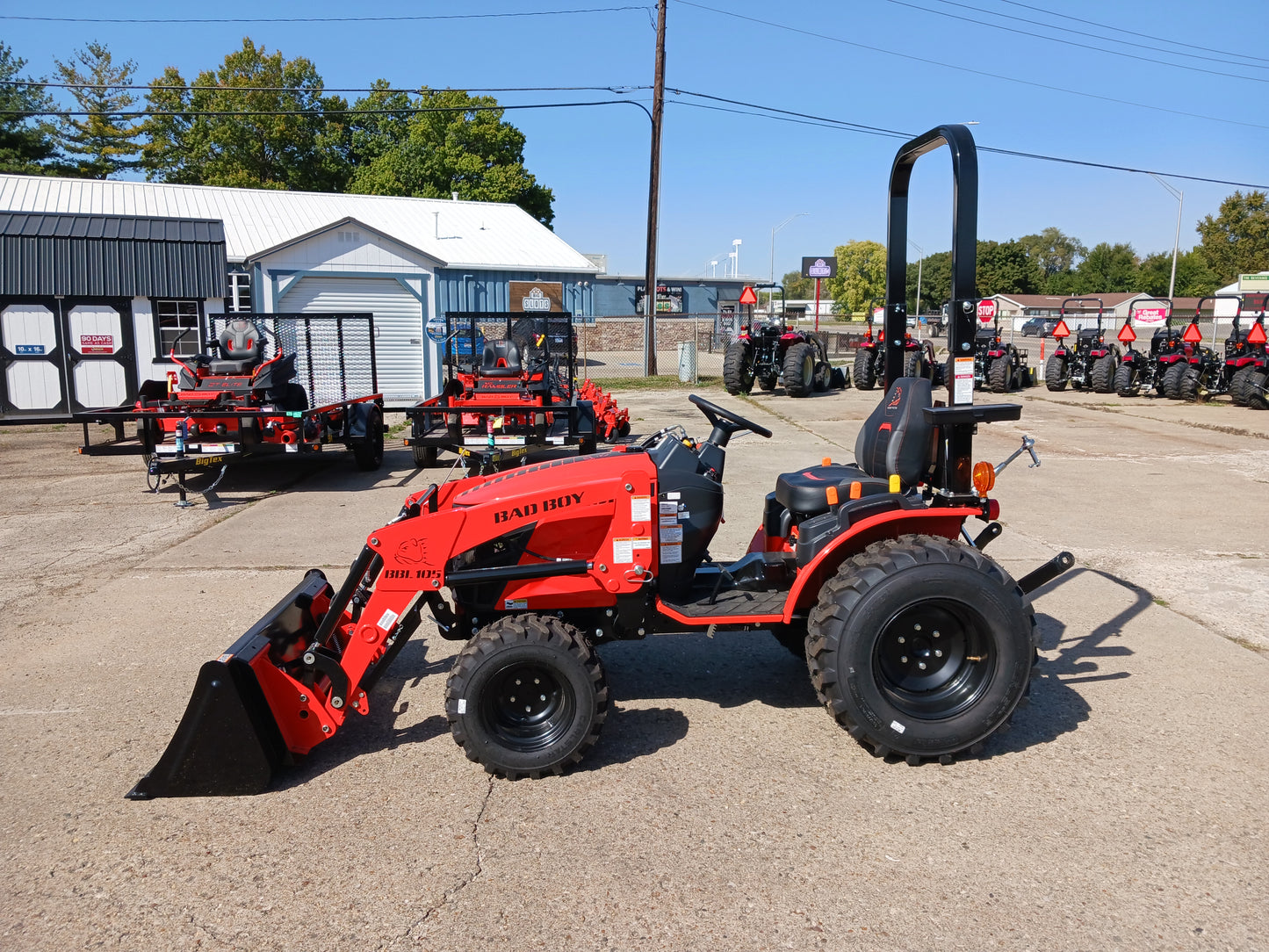 Bad Boy 1025 Cutter & Trailer