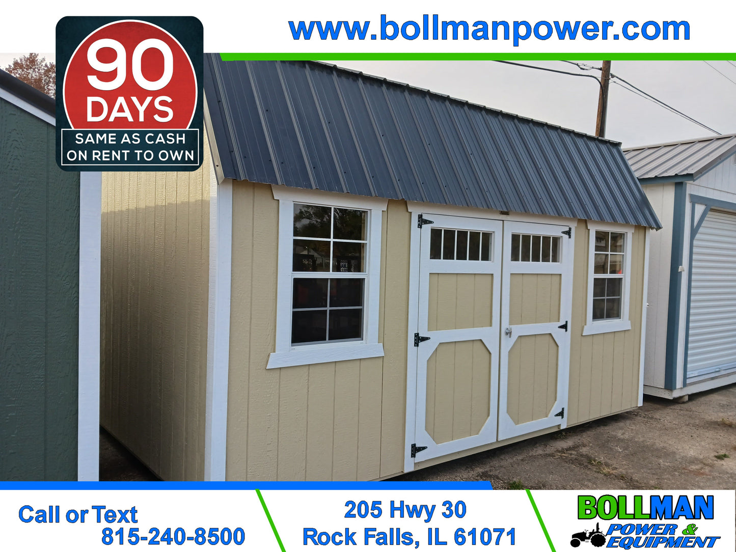 Old Hickory 10x16 Lofted Barn B32