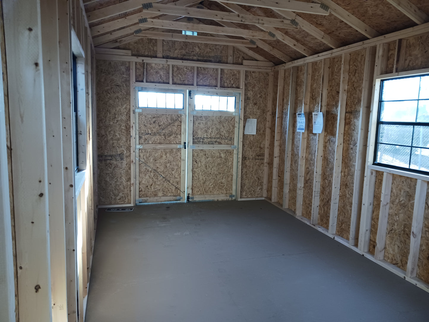 Old Hickory 10x20 Utlity Shed 8ft Walls B34