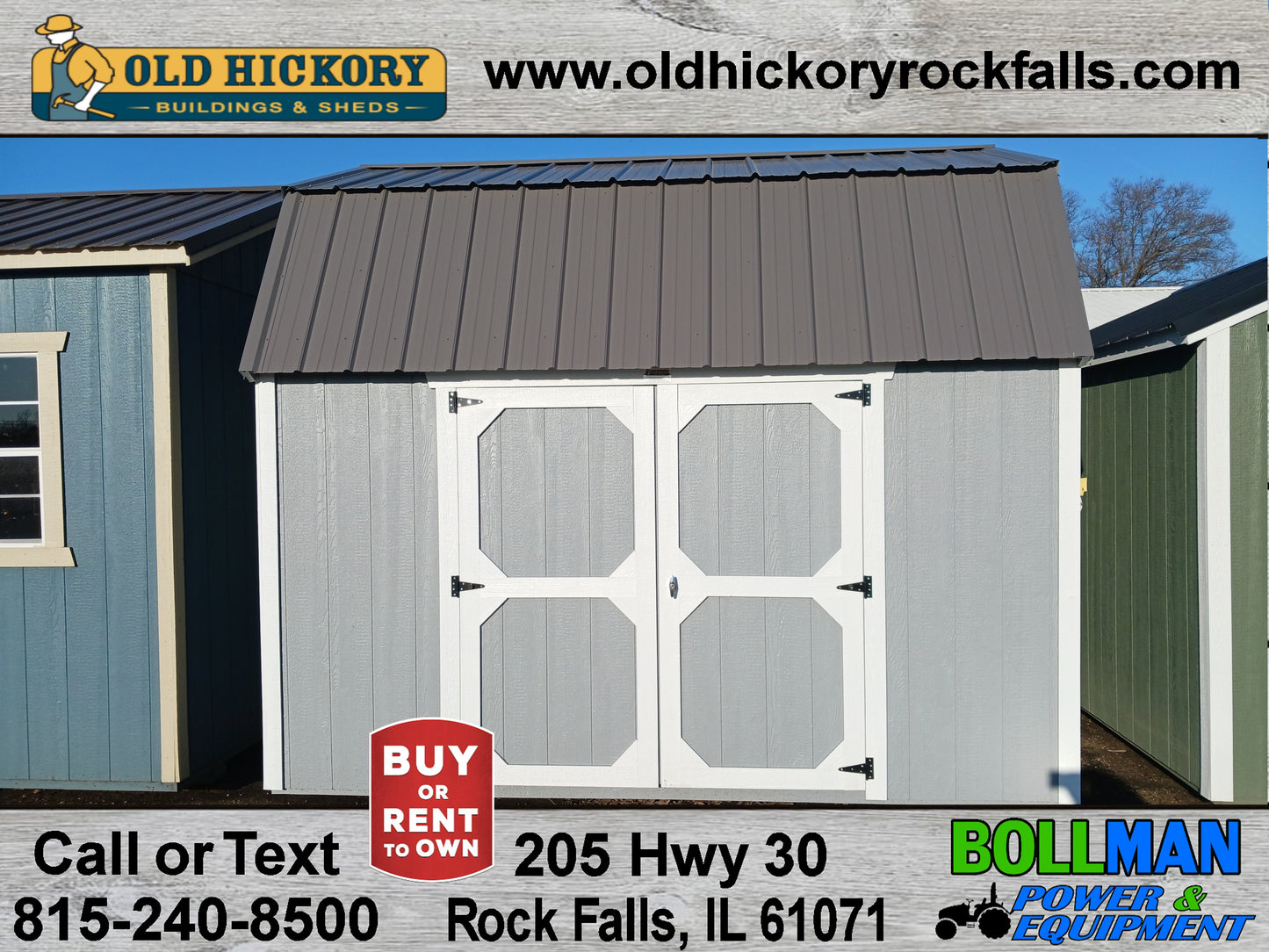 Old Hickory 10x12 Lofted Barn B35