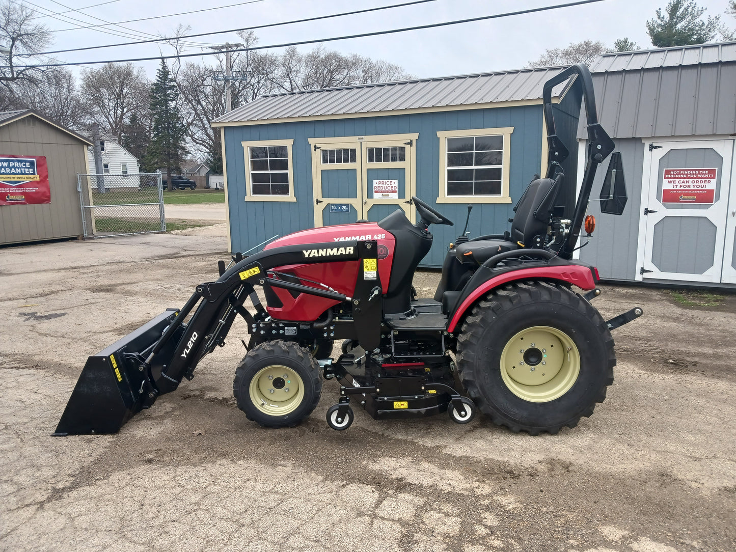Yanmar SA425 w/ Front Loader & 60" Mower