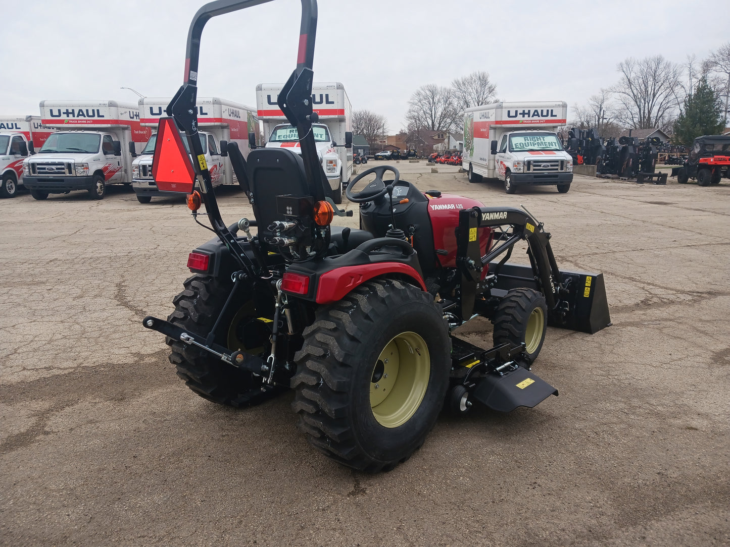 Yanmar SA425 w/ Front Loader & 60" Mower