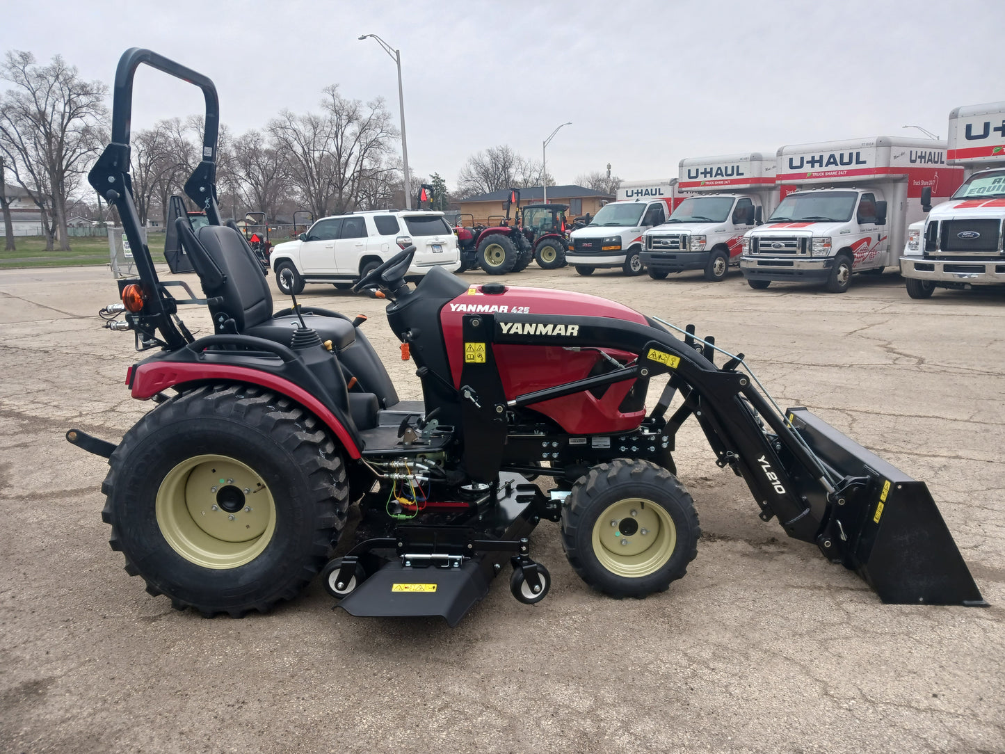 Yanmar SA425 w/ Front Loader & 60" Mower