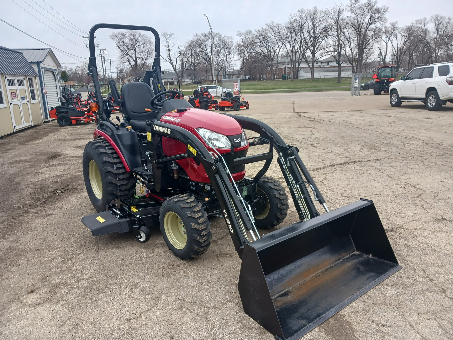 Yanmar SA425 w/ Front Loader & 60" Mower