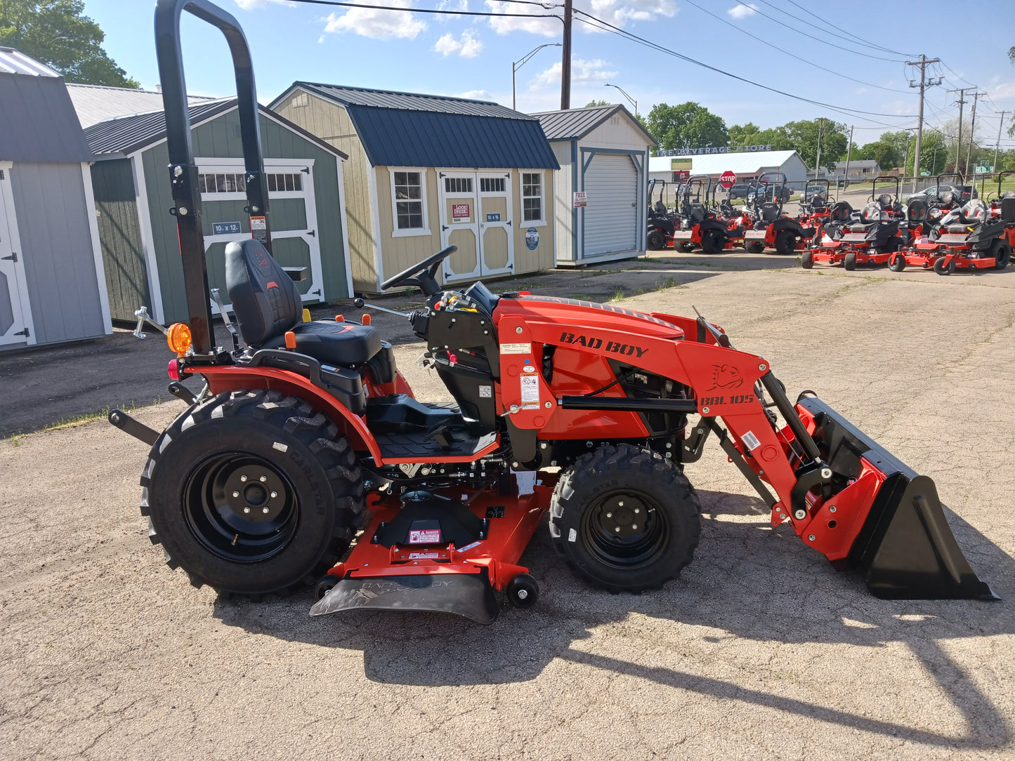 Bad Boy 1025 Tractor w/ Front Loader & 60" Mower