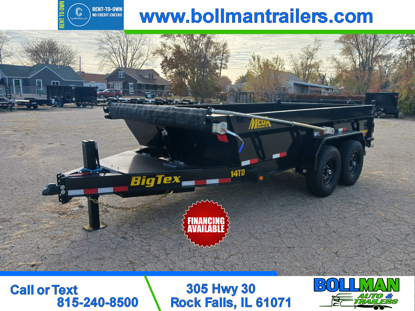 Big Tex 14TD Telescopic Dump Trailer