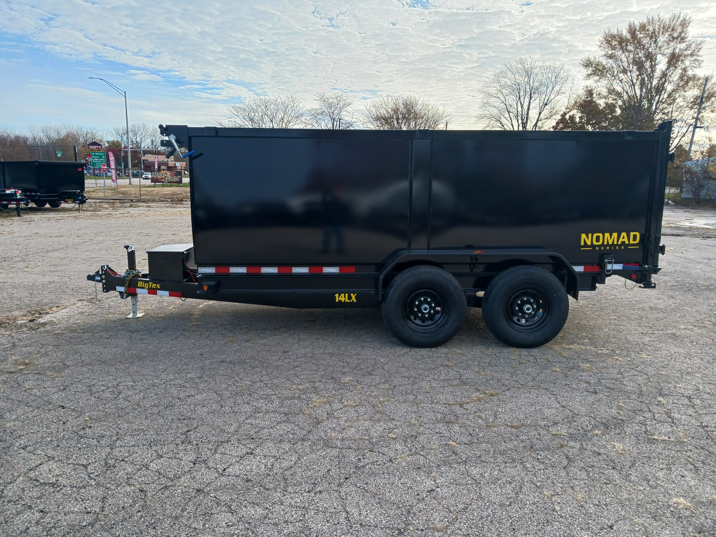 Big Tex 14LX 4' Side Dump Trailer