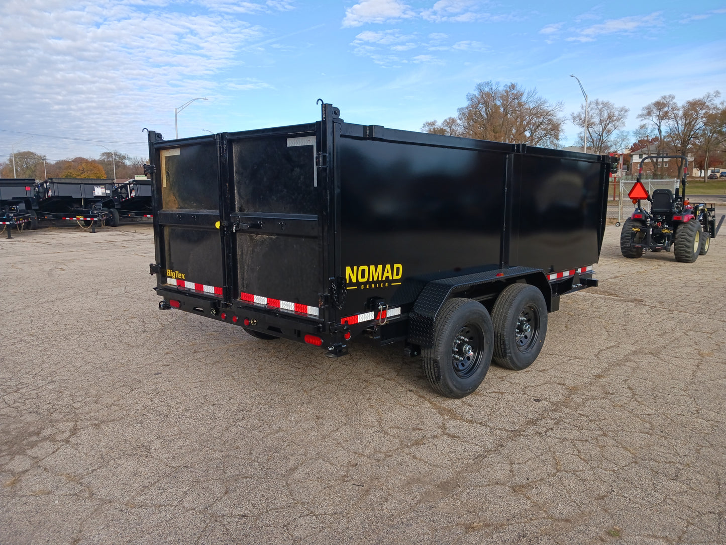 Big Tex 14LX 4' Side Dump Trailer