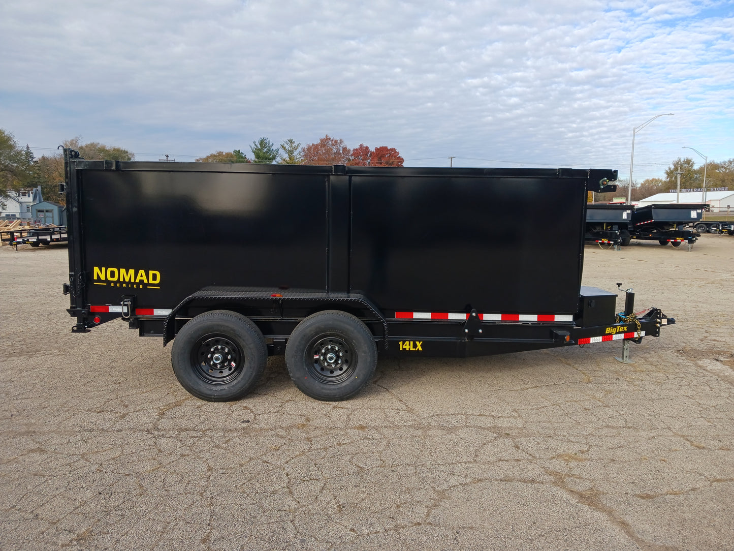 Big Tex 14LX 4' Side Dump Trailer