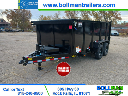 Big Tex 14LP 4' Side Dump Trailer