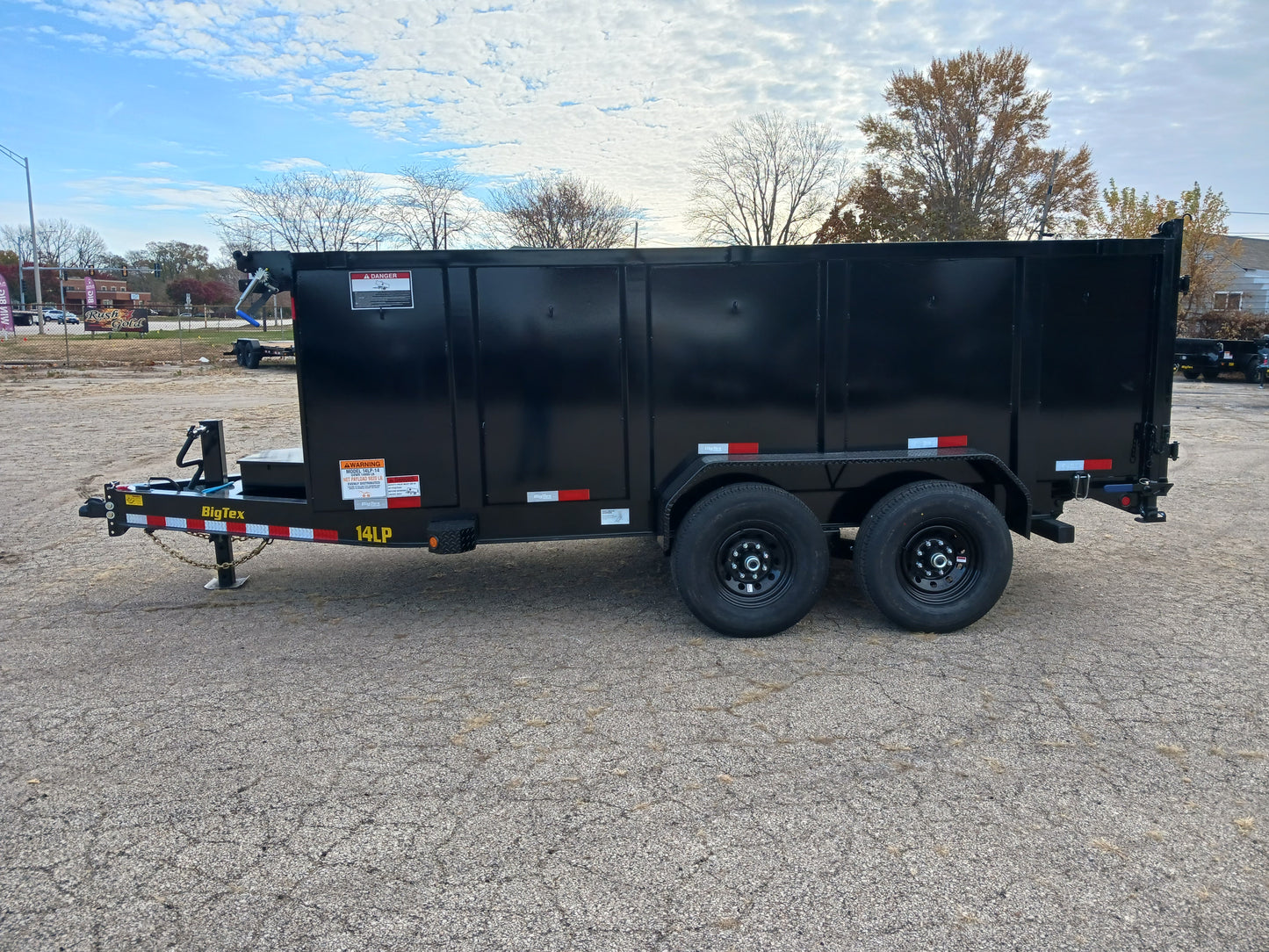 Big Tex 14LP 4' Side Dump Trailer