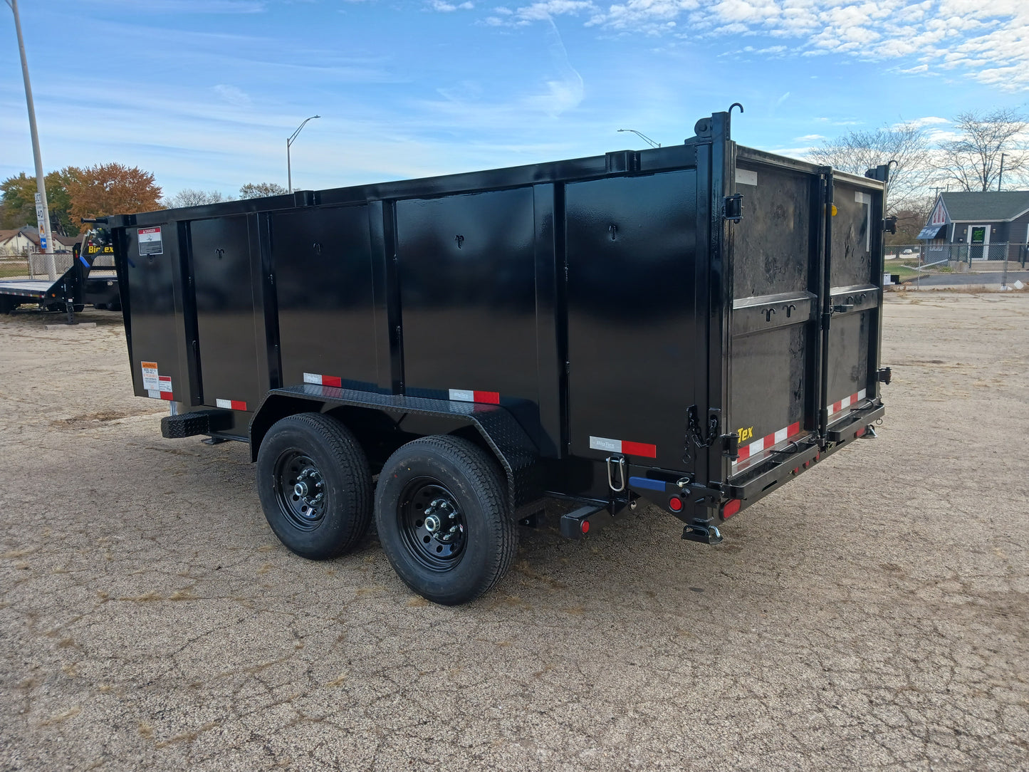 Big Tex 14LP 4' Side Dump Trailer