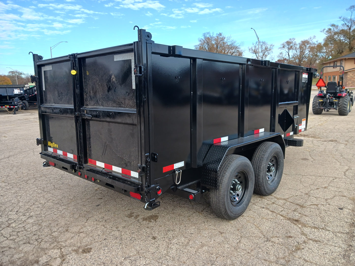 Big Tex 14LP 4' Side Dump Trailer