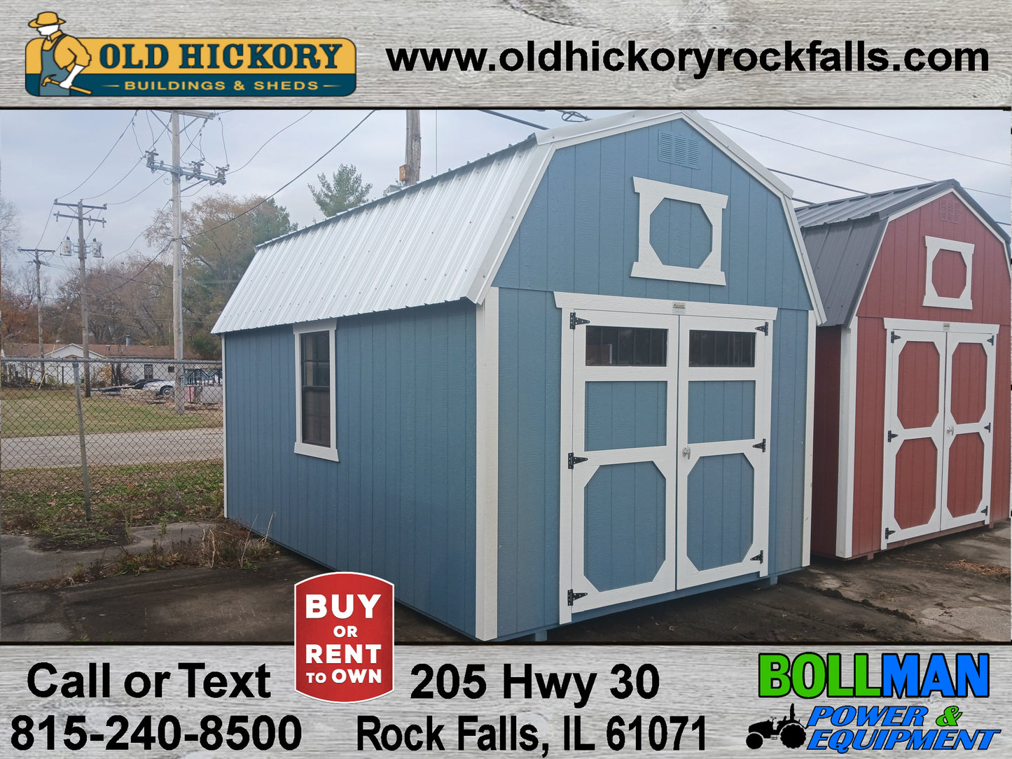 Old Hickory 10x16 Lofted Barn B40