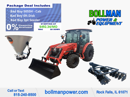 Bad Boy 5055H - Cab Seeding Package
