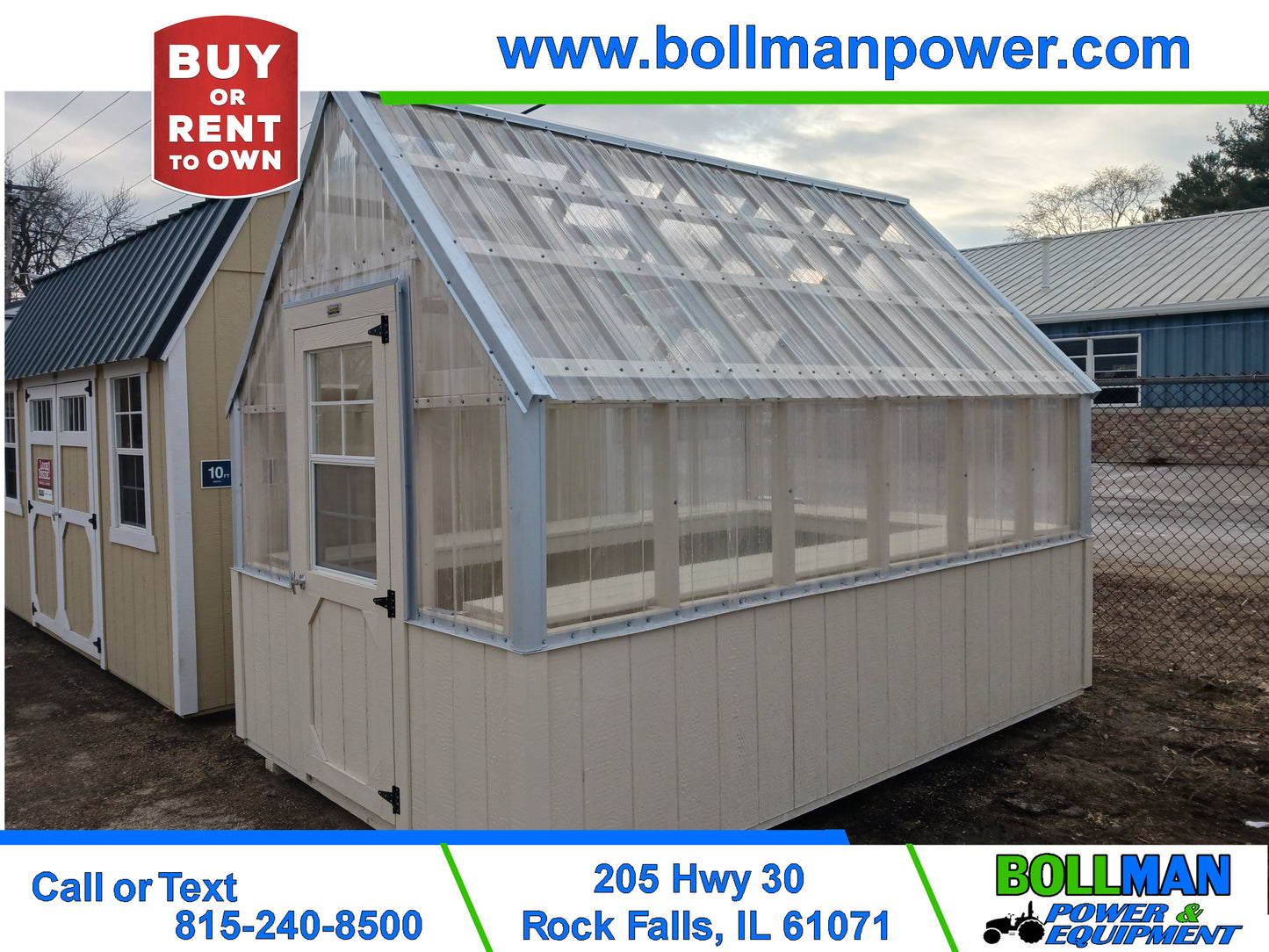 8 x 12 Greenhouse