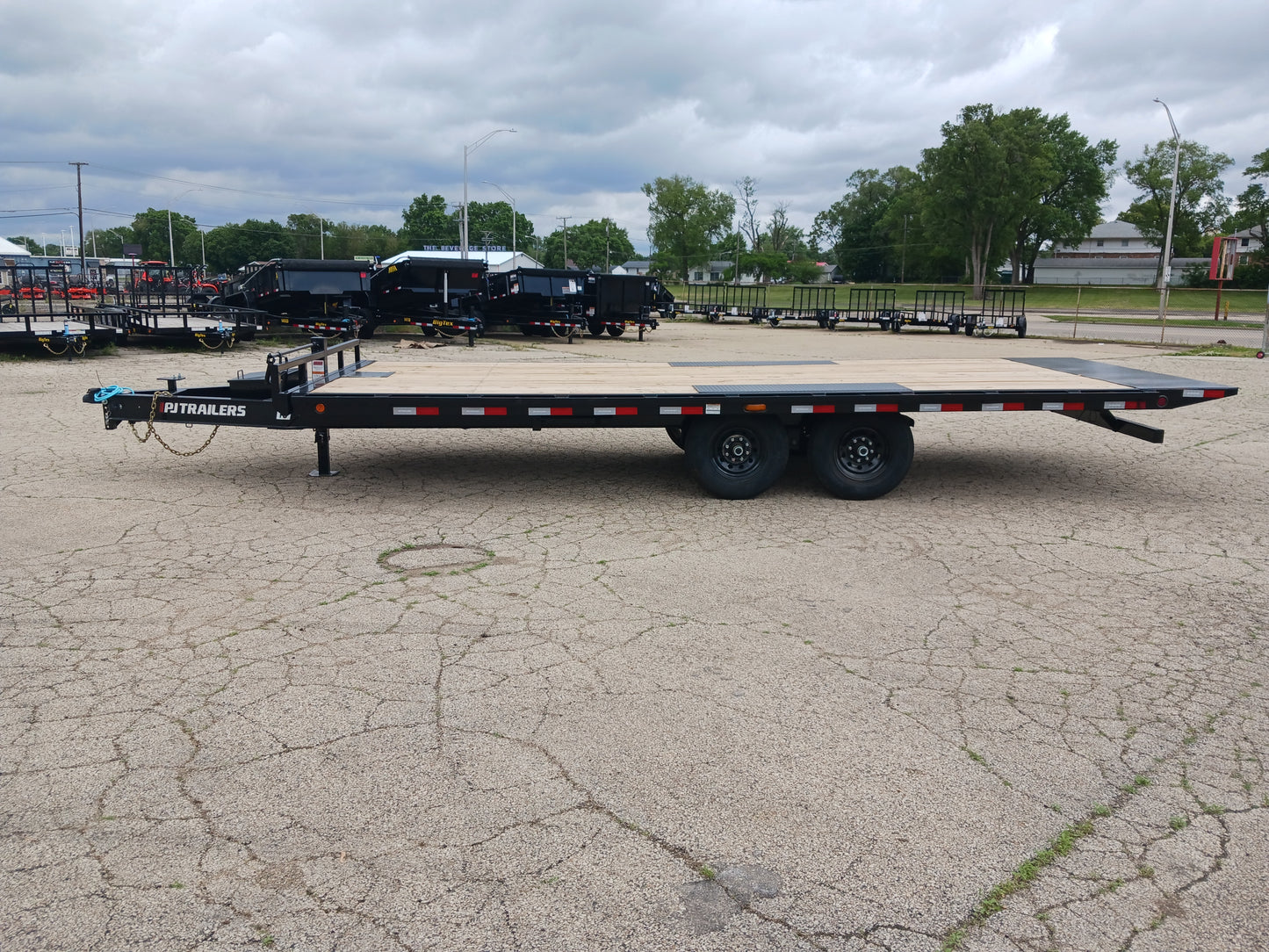 PJ Trailers T8 Deckover Tilt Trailer