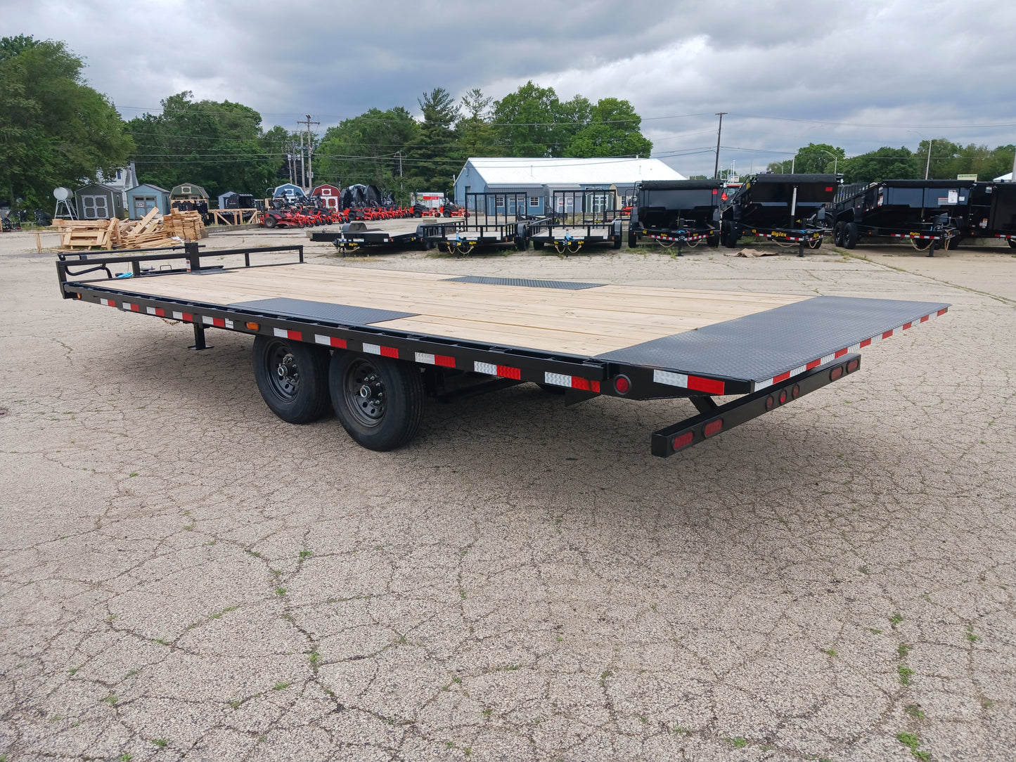PJ Trailers T8 Deckover Tilt Trailer