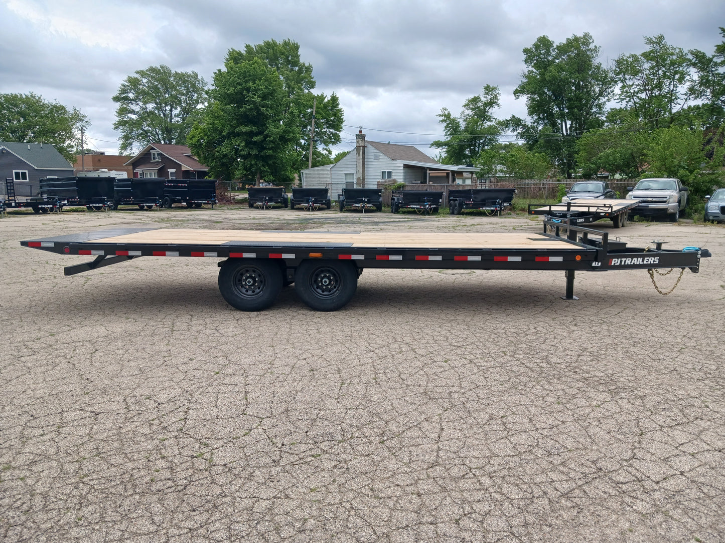 PJ Trailers T8 Deckover Tilt Trailer