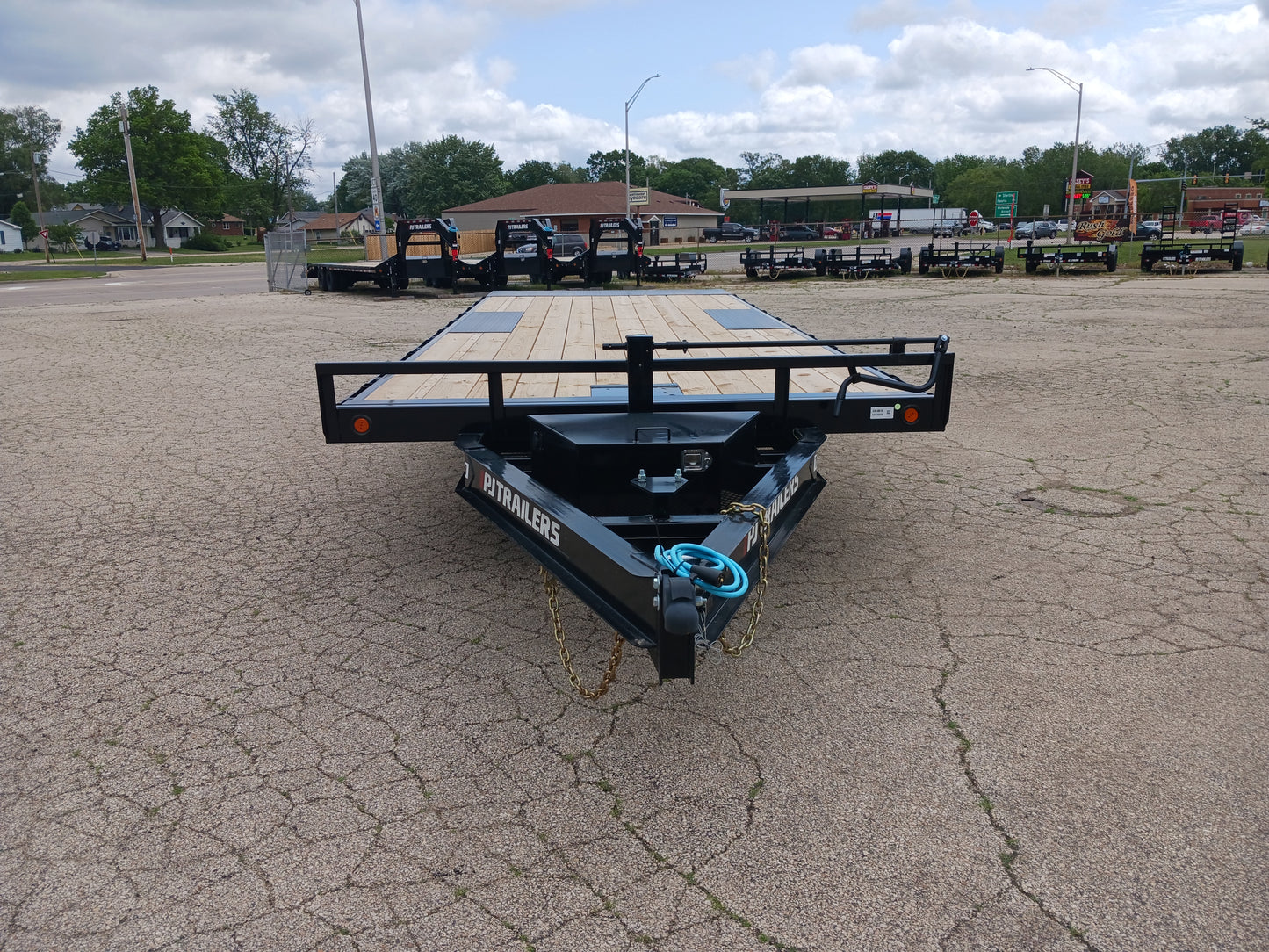 PJ Trailers T8 Deckover Tilt Trailer
