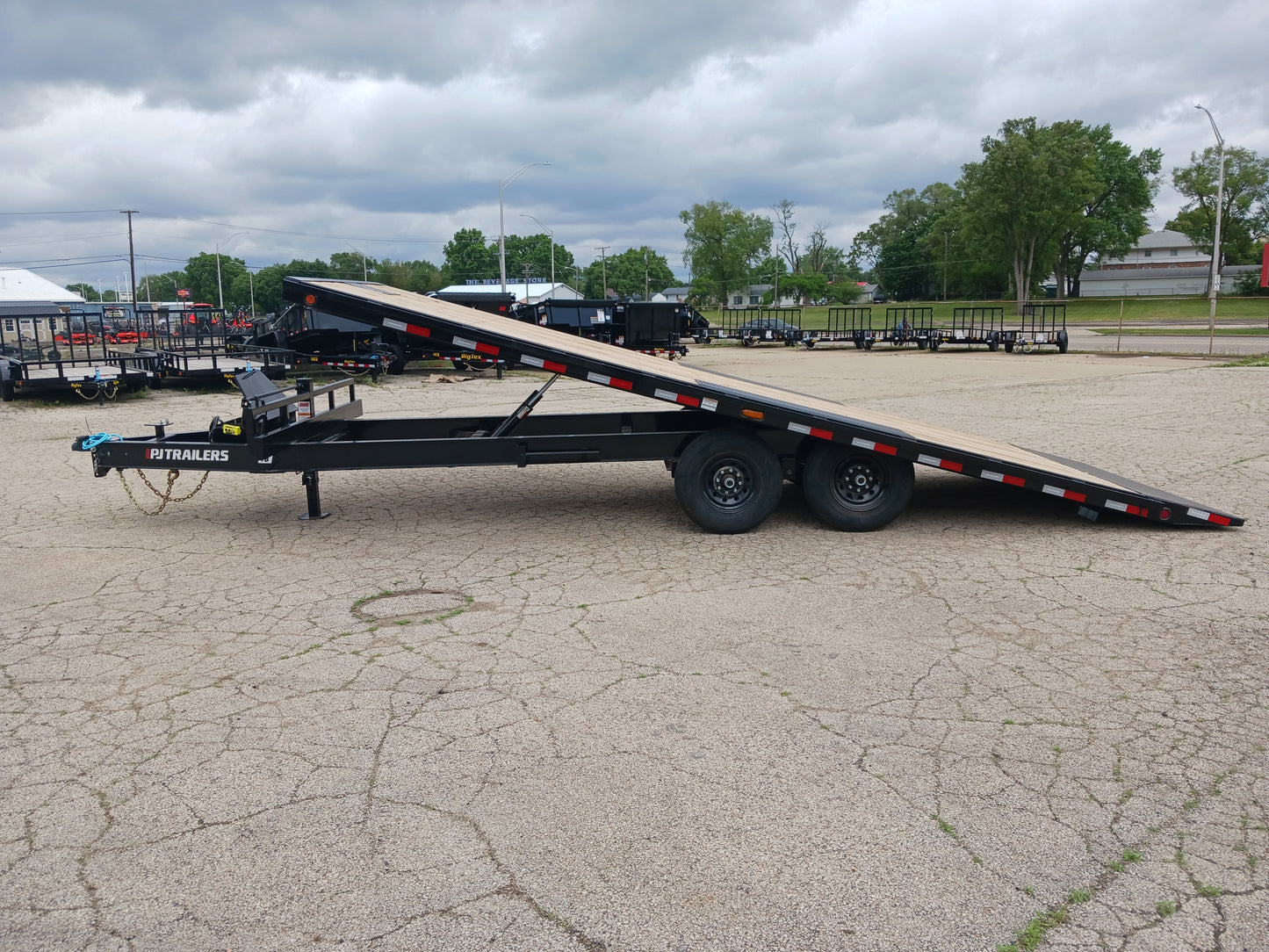 PJ Trailers T8 Deckover Tilt Trailer