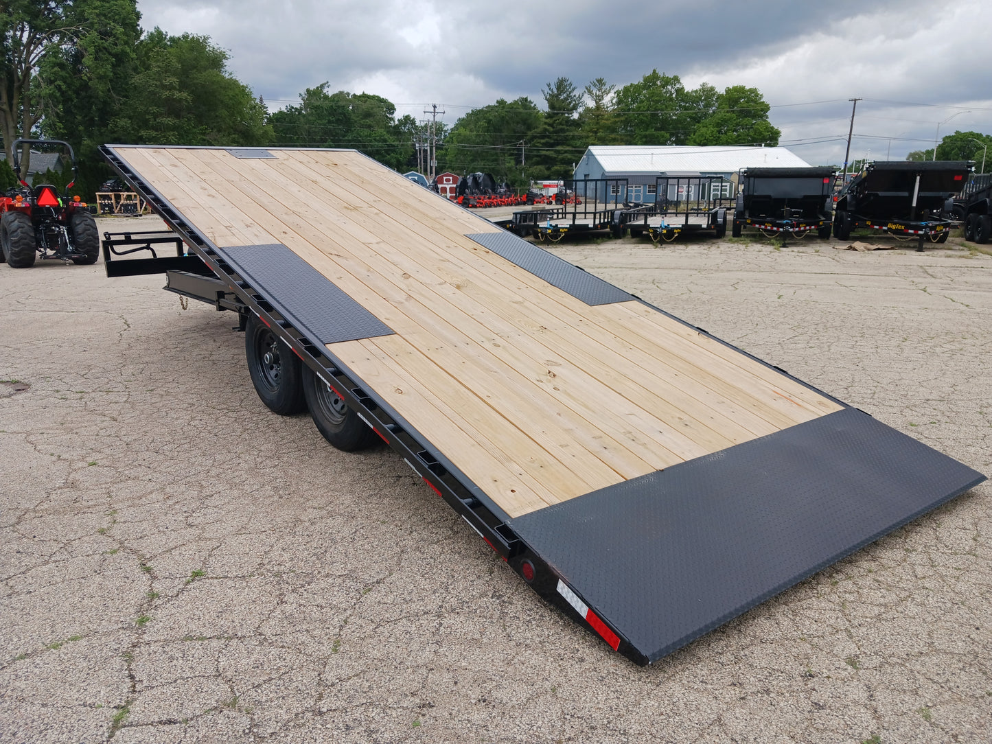PJ Trailers T8 Deckover Tilt Trailer