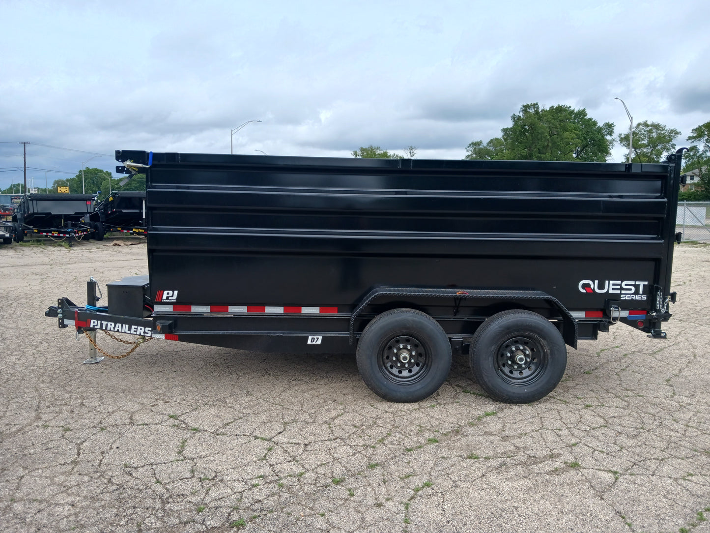 PJ Trailers D7 High Side Dump Trailer