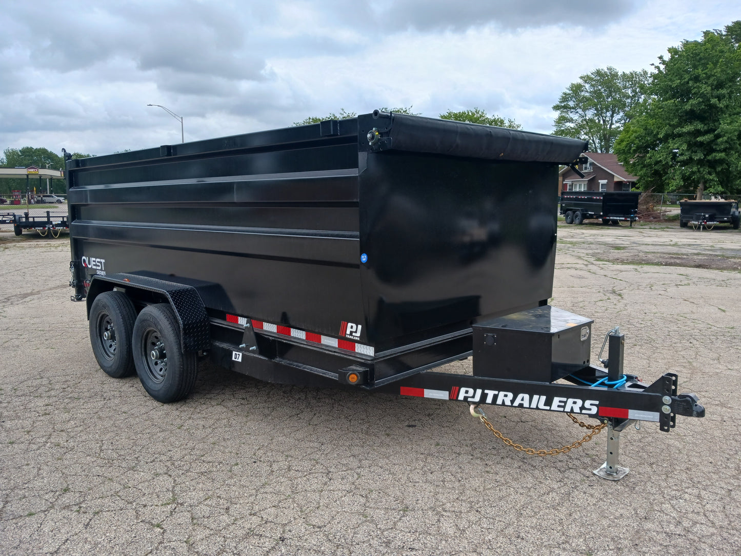 PJ Trailers D7 High Side Dump Trailer
