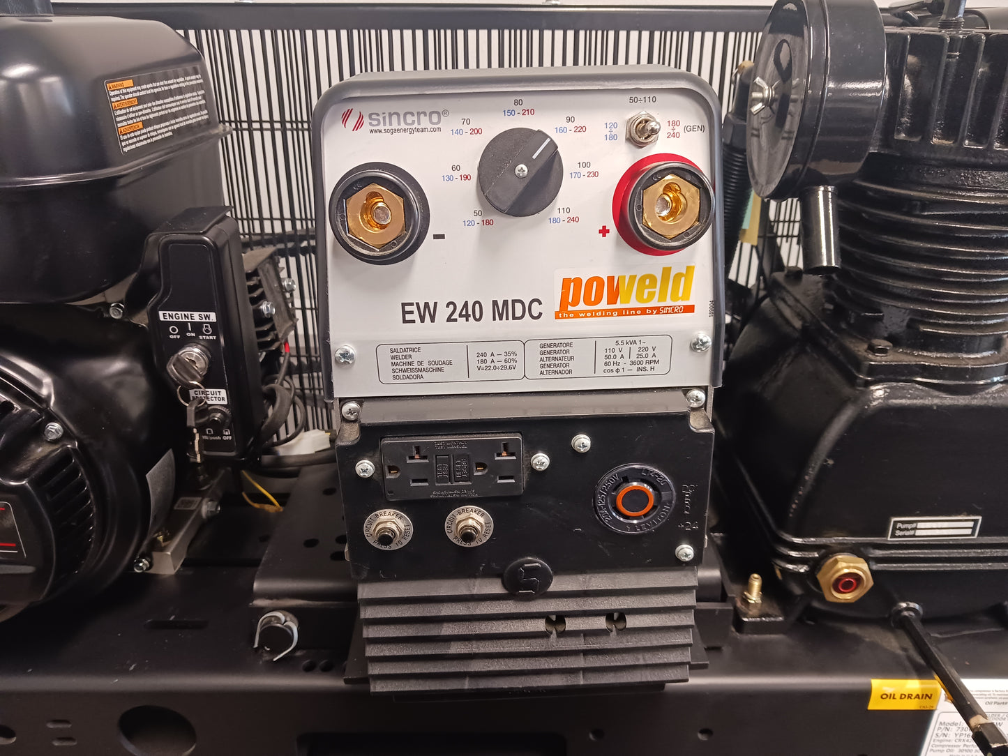 Yanmar 3-in-1 - Generator/Welder/Compressor