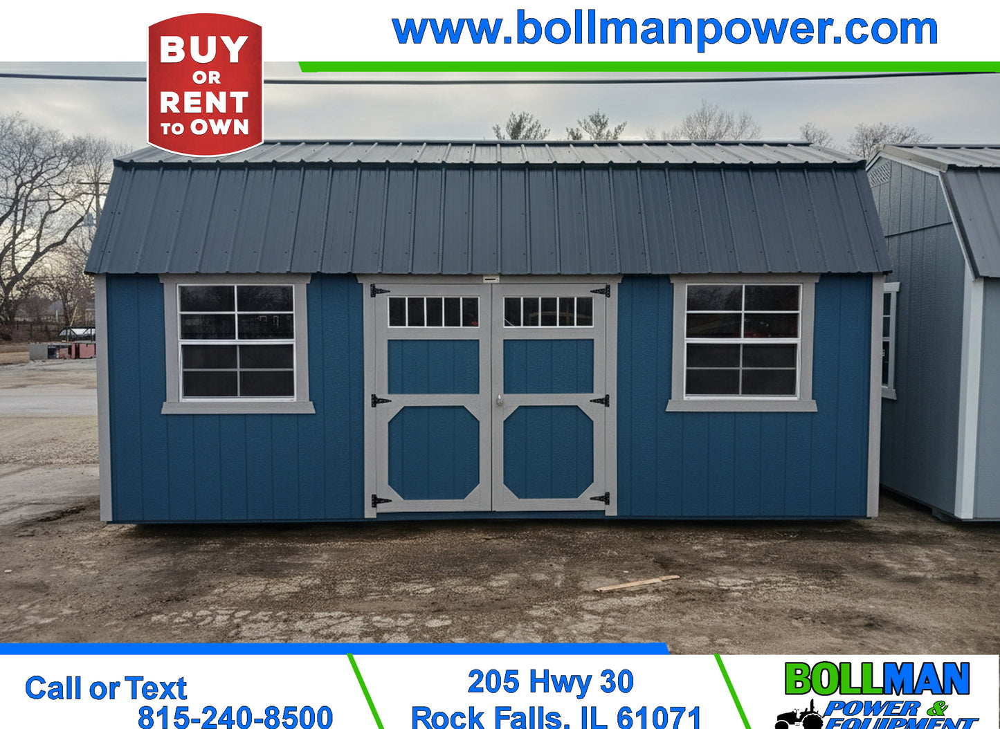 10 x 20 Lofted Barn