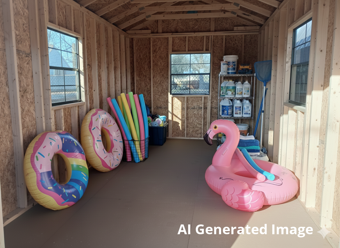 Old Hickory 10x20 Utlity Shed 8ft Walls B34