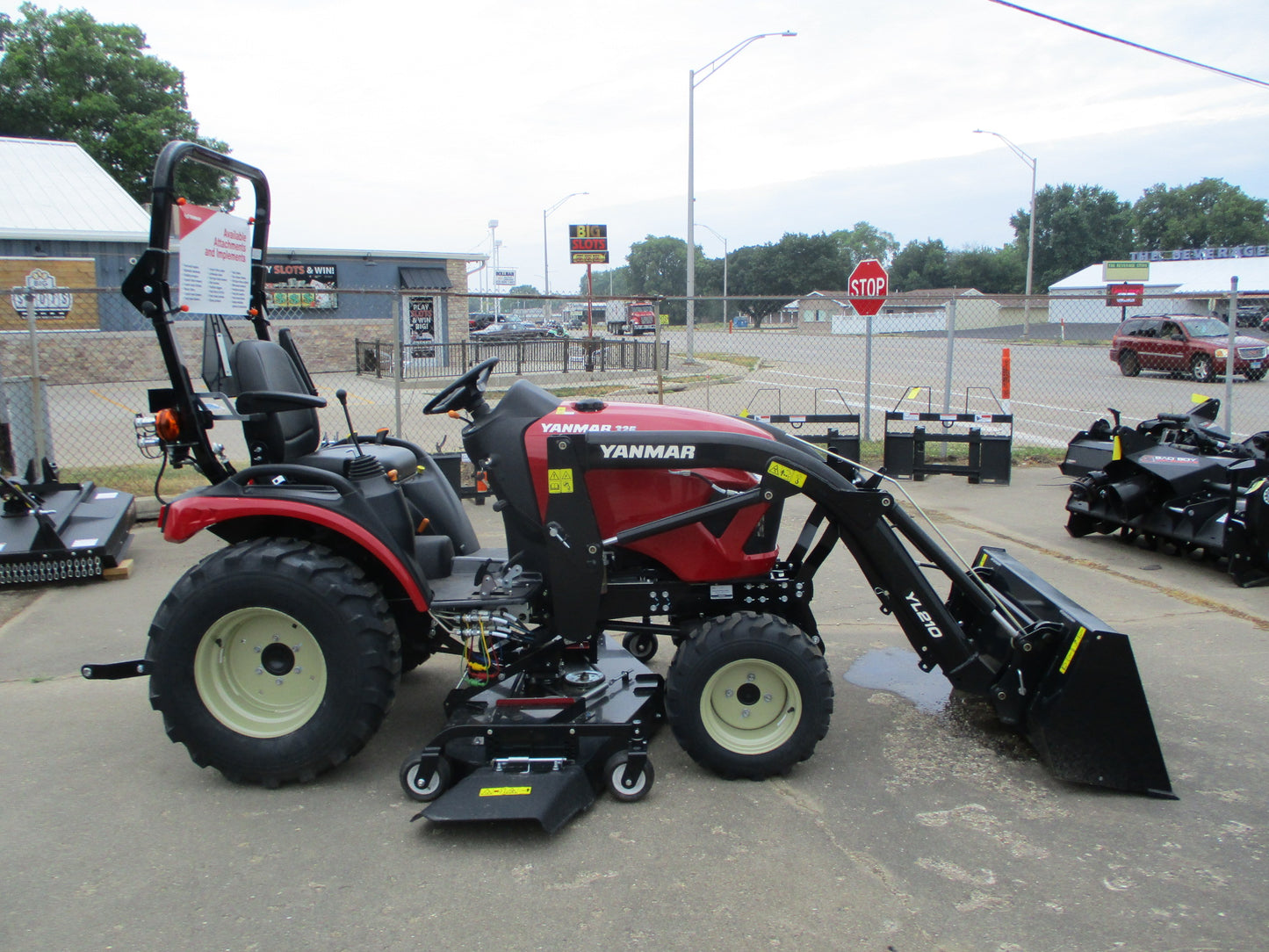 Yanmar SA325 w/ Front Loader & 60" Mower