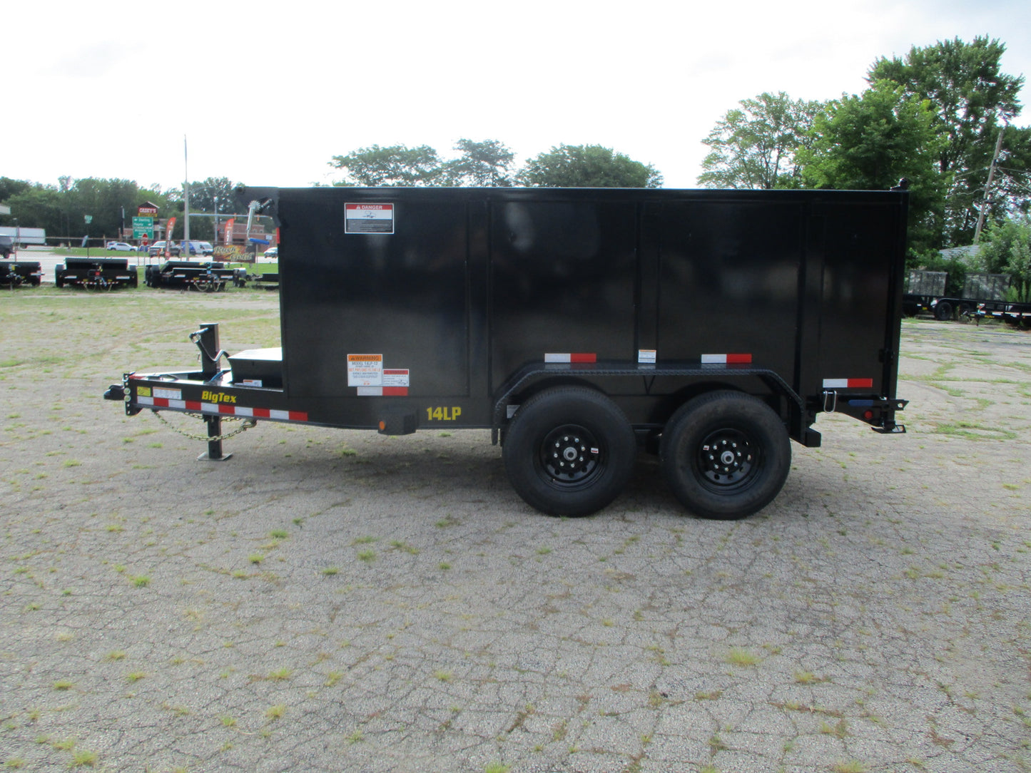 Big Tex 14LP 4' Side Dump Trailer