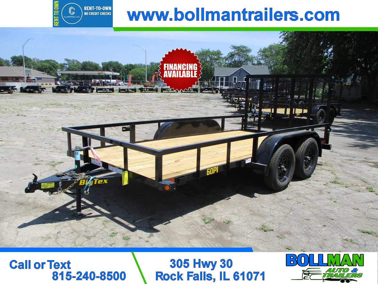 Big Tex 60PI Utility Trailer (77" Wide)