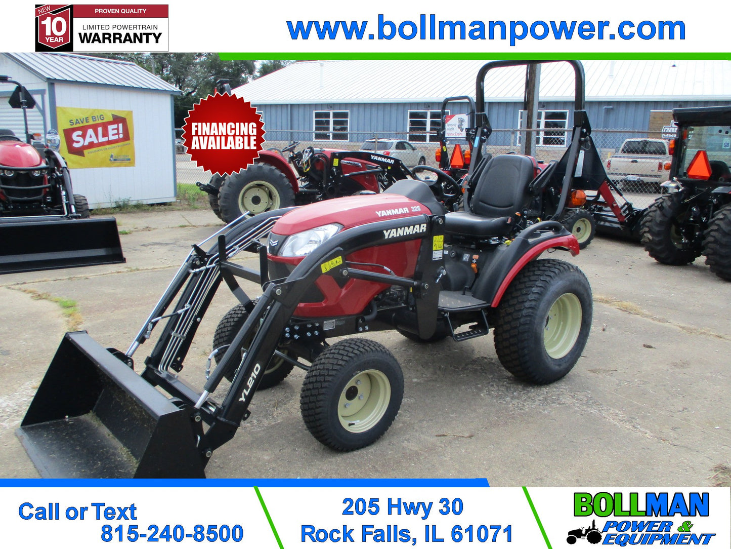 Yanmar SA325/425 24hp Utlity Tractor