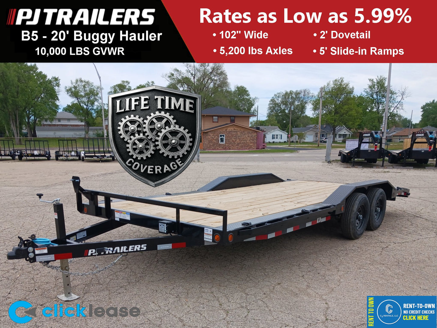 PJ Trailers B5 Buggy Hauler