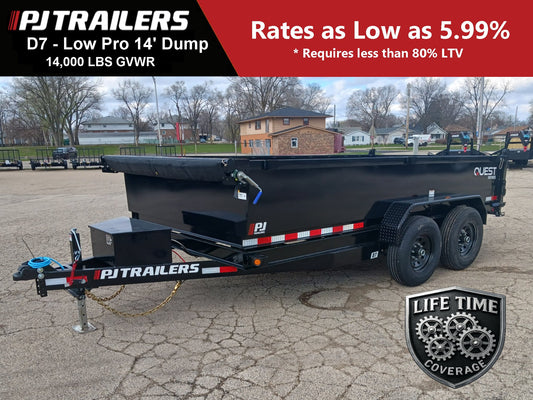 PJ Trailers D7 Dump Trailer