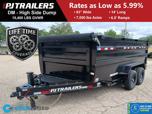 PJ Trailers DM High Side Dump Trailer
