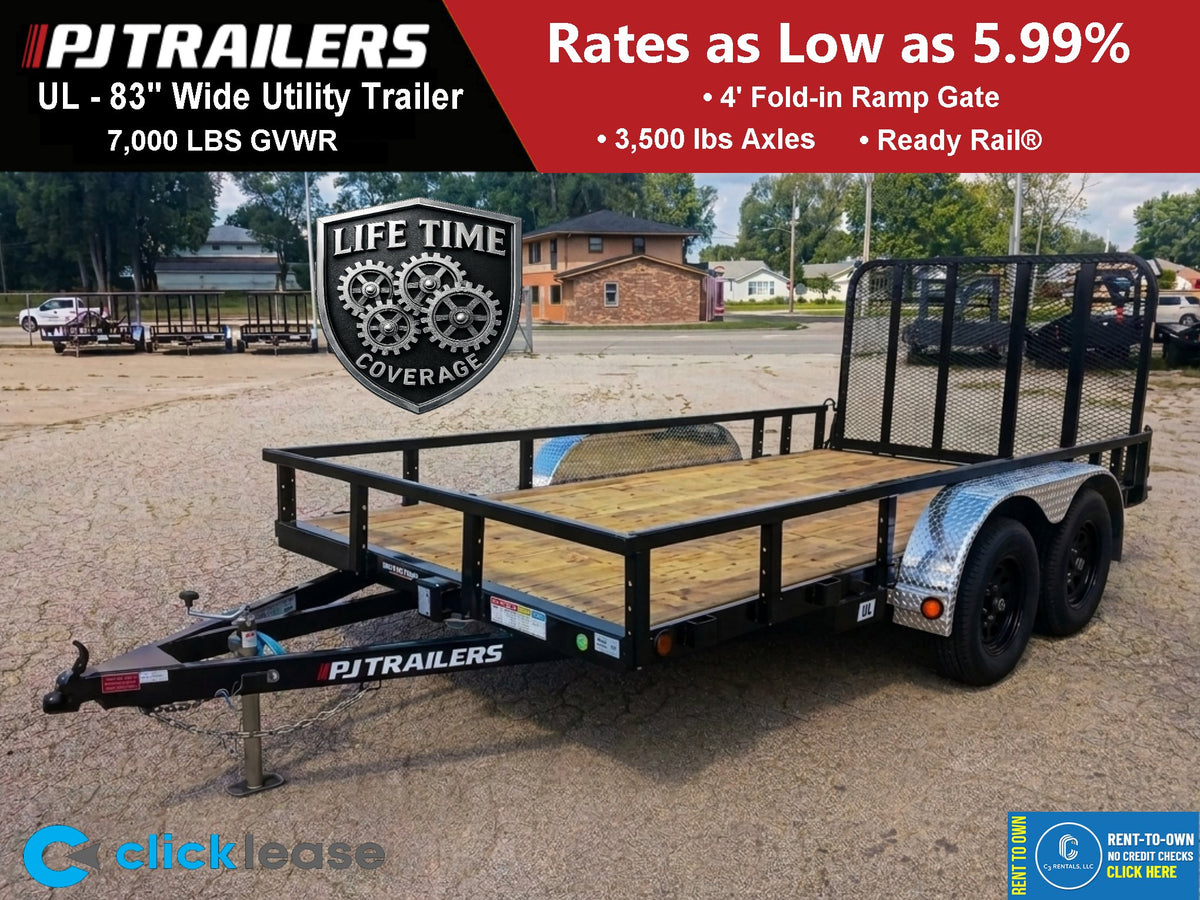 PJ Trailers UL Utility Trailer