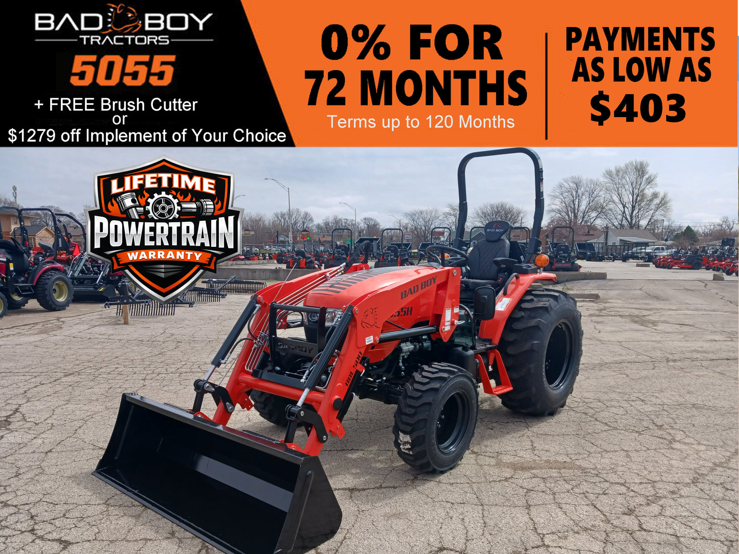 Bad Boy 5055 w/Loader