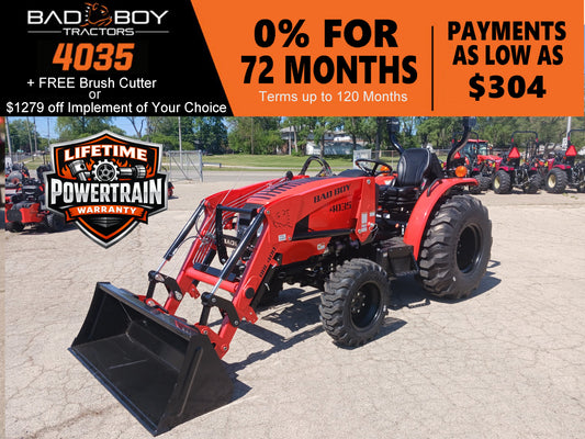 Bad Boy 4035 - 35hp Diesel Tractor w/Loader