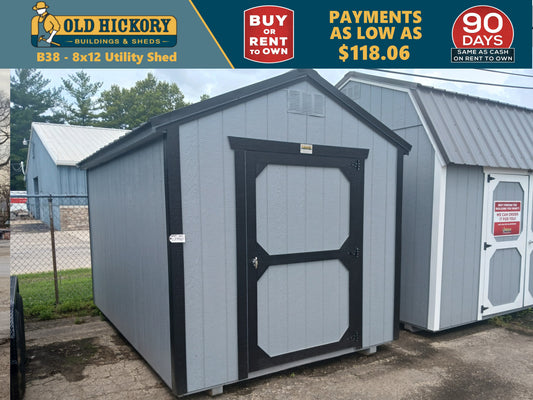8 x 12 Utlity Shed