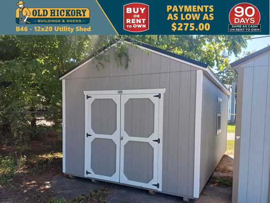 12 x 20 Utility Shed