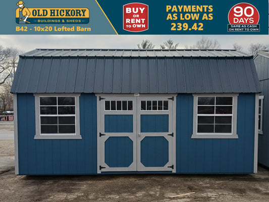 10 x 20 Lofted Barn