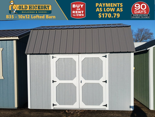 10x12 Lofted Barn